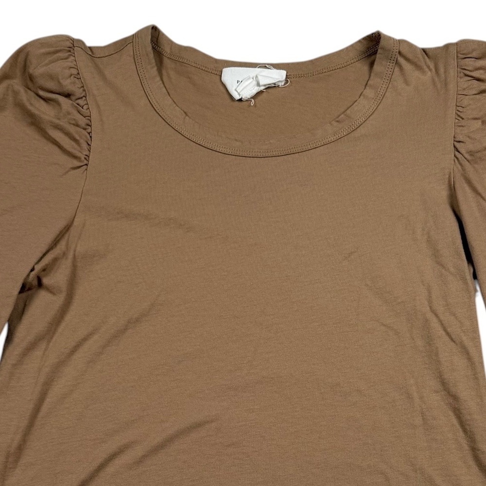 Pomander‎ Place Vesty Long Sleeve Crewneck Shirt Womens Large Tan Tuckernuck